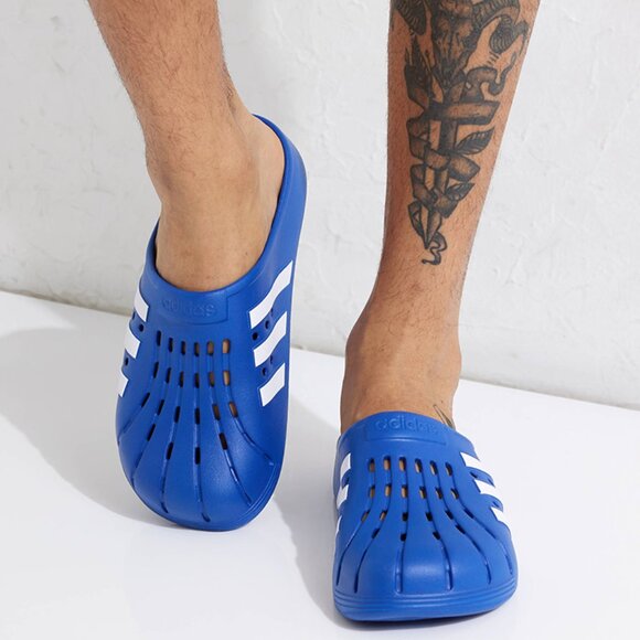 NEW adidas Adilette Clogs For Women in blue 254 - Picture 7 of 7